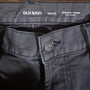 Old Navy Charcoal Athletic Taper Jeans size 34/32